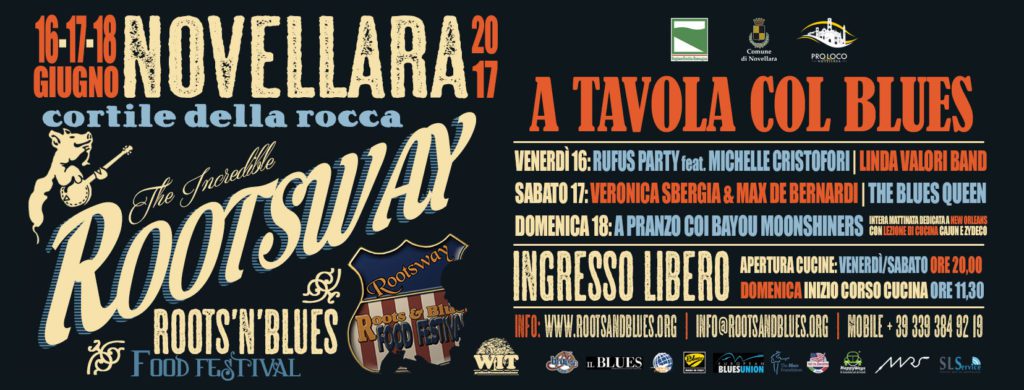 Rootsway 2017 - Novellara, Grafica Antonio Boschi, WIT Grafica e Comunicazione