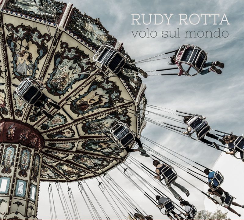 Rudy Rotta_vola sul mondo_cover by Antonio Boschi, WIT Grafica e Comunicazione per A-Z Blues