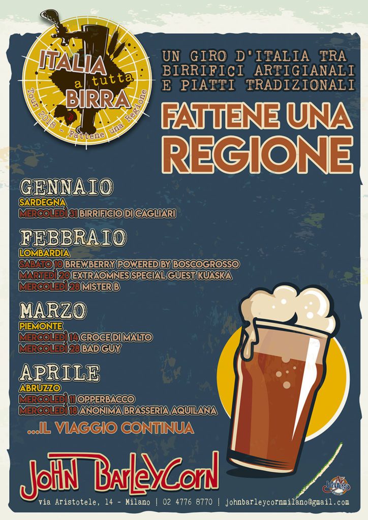 John Barleycorn Milano, grafica Antonio Boschi, WIT Grafica & Comunicazione