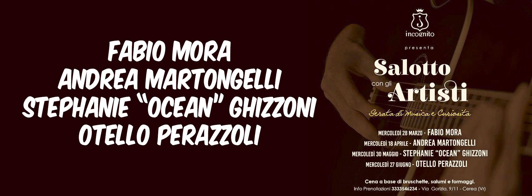 SALOTTO CON GLI ARTISTI