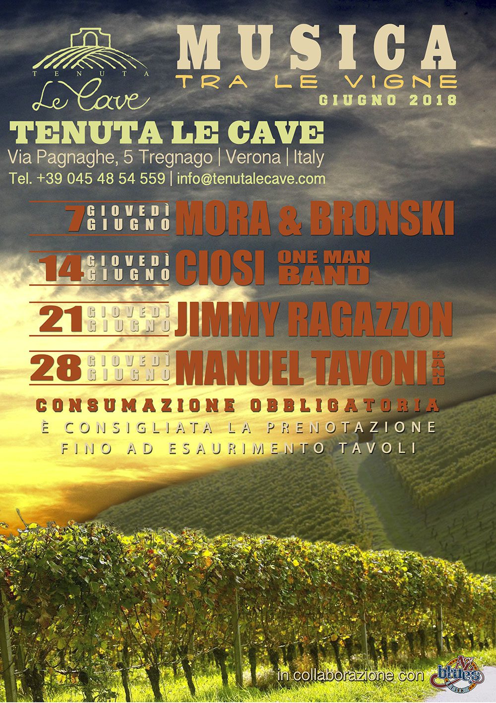 Musica tra le vigne alla tenuta Le Cave