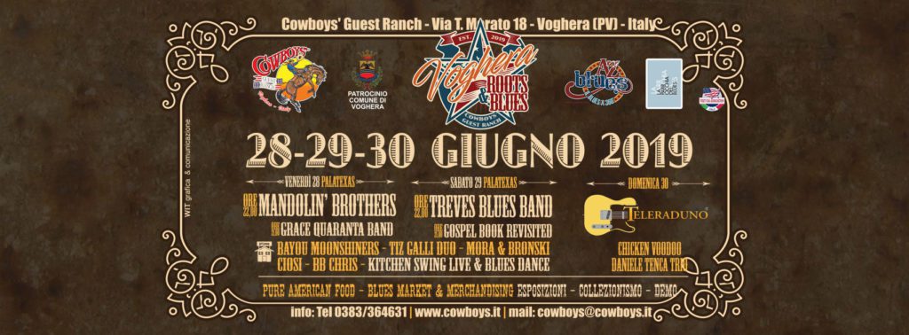 Voghera Roots & Blues grafica Antonio Boschi, WIT Grafica & Comunicazione