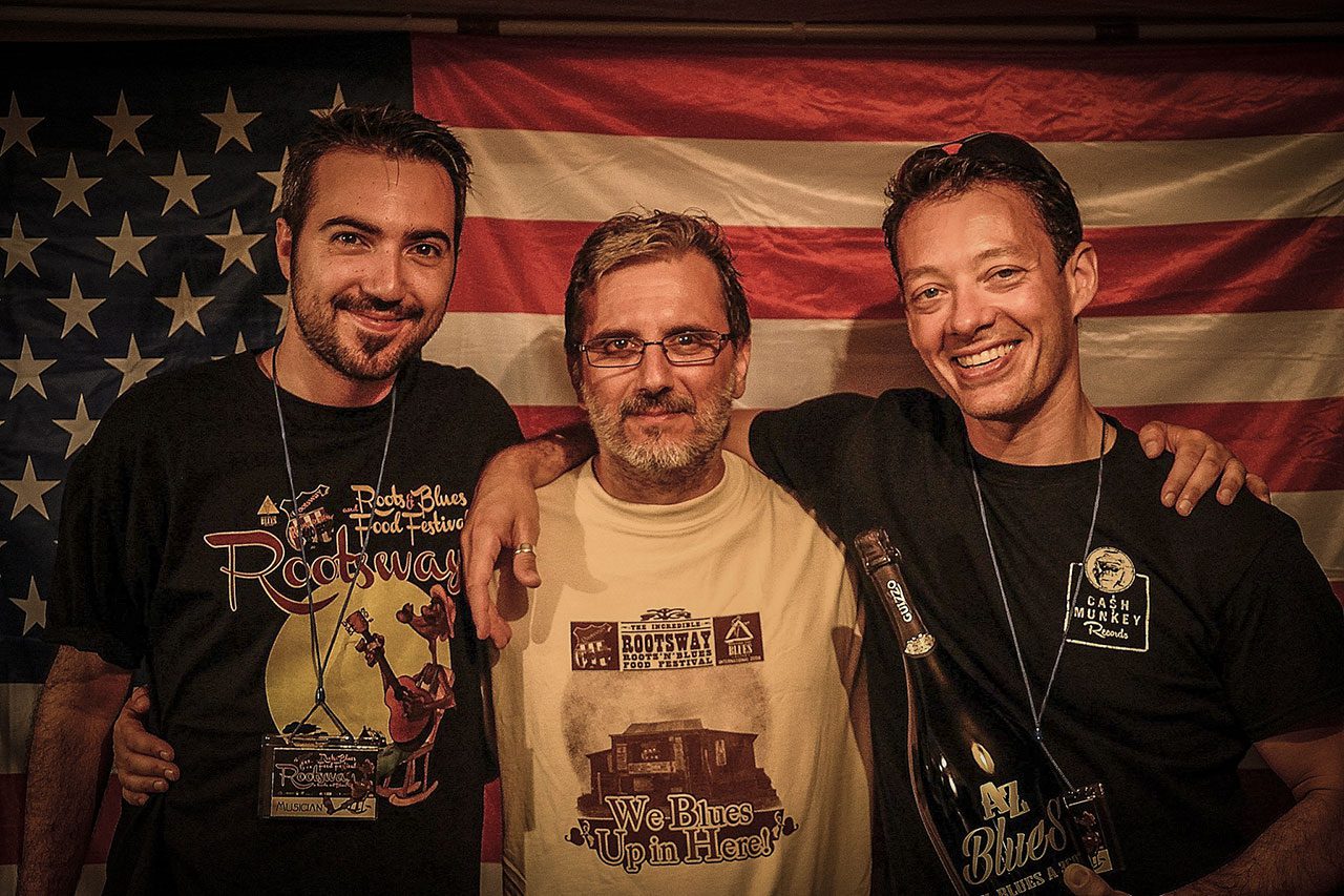 A-Z Blues: Lorenz Zadro, Antonio Boschi, Davide Grandi. Foto Francesca Castiglioni