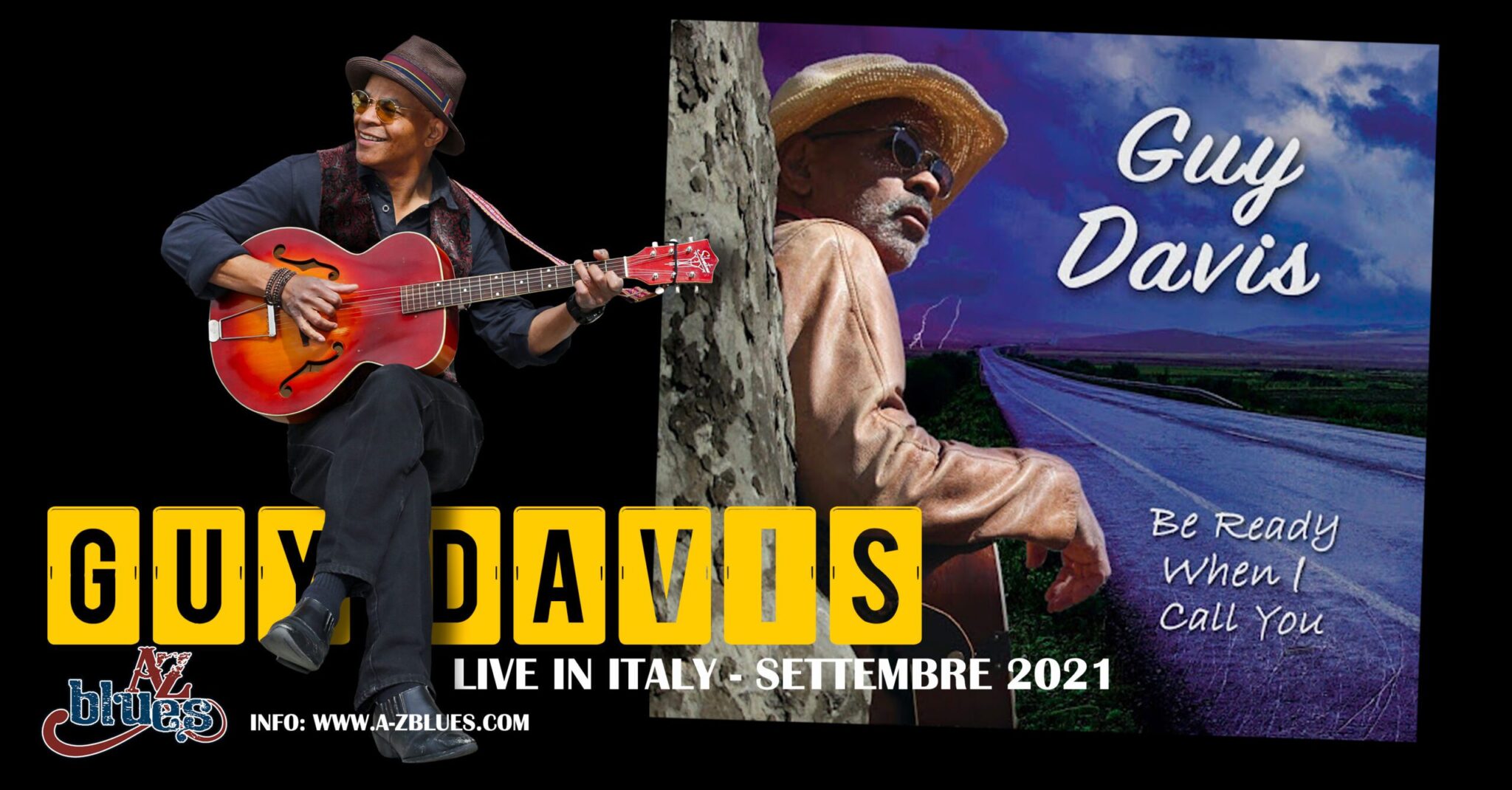 Guy Davis live in Italy con A-Z Blues