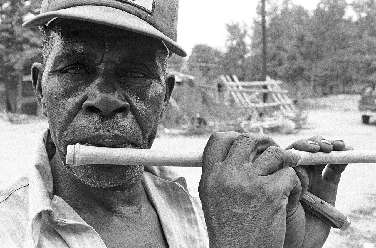 Otha Turner fotografato da William Ferris in Mississippi
