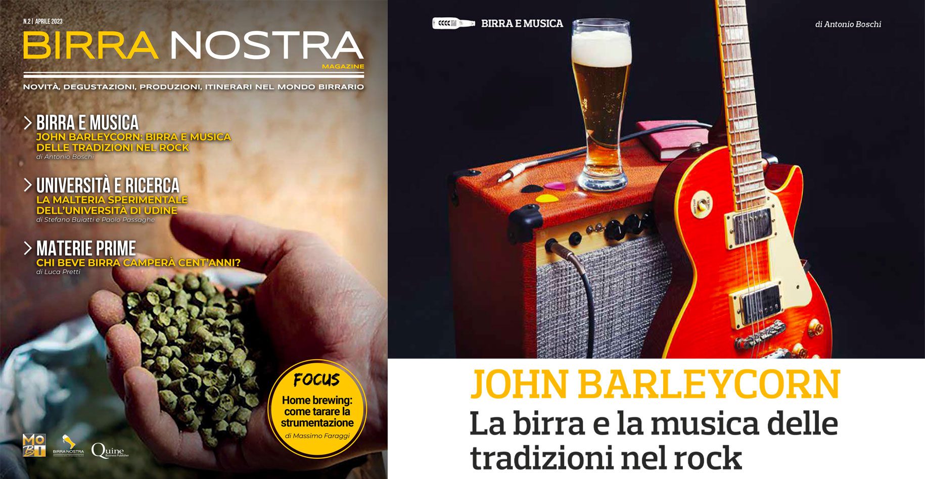 La copertina di febbraio 2023 di Birra Nostra