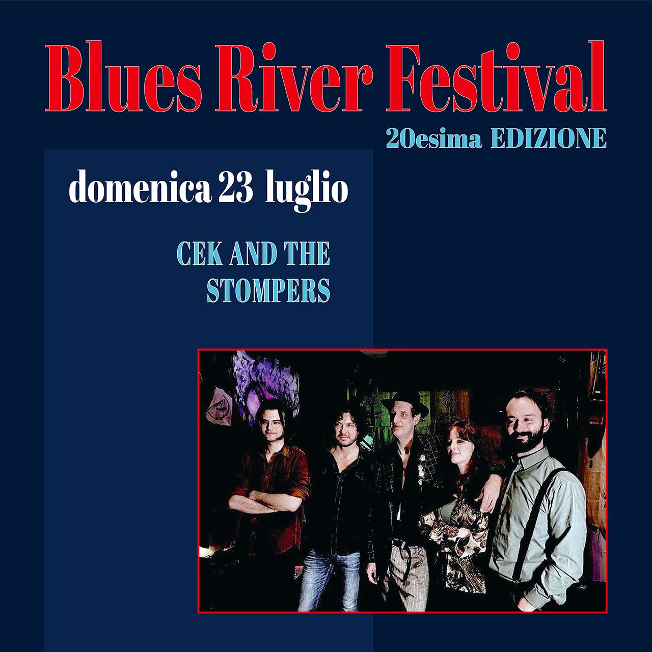Cek and the Stompers al Blues River Festival 2023
