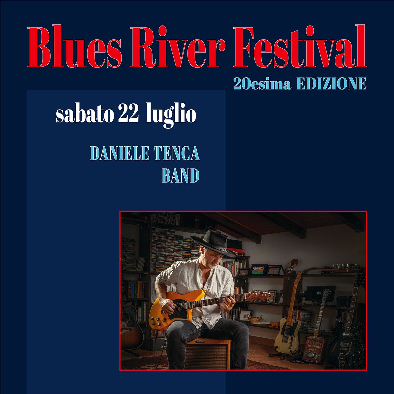 Daniele Tenca al Blues River Festival 2023