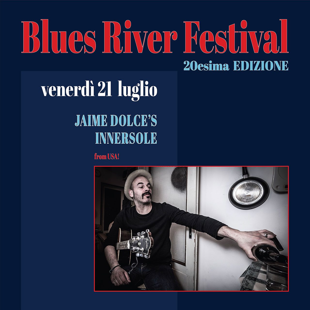 Jamie Dolce al Blues River Festival 2023