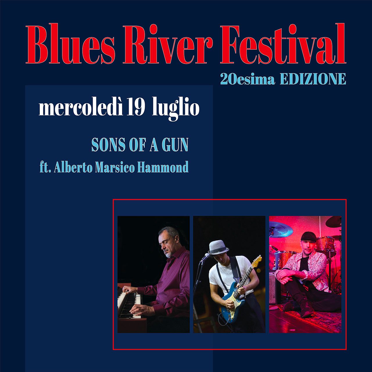 Sons Of A Gun al Blues River Festival 2023