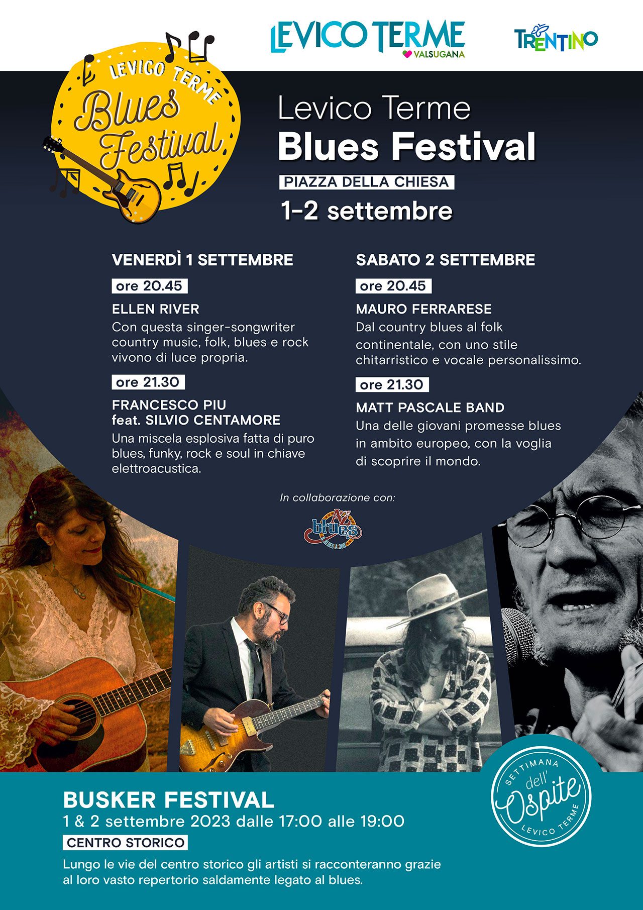 Levico Terme Blues Festival locandina 2023