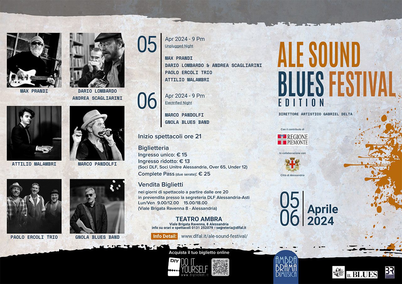 ALE SOUND FESTIVAL – BLUES EDITION: La città di Alessandria si tinge di blues!