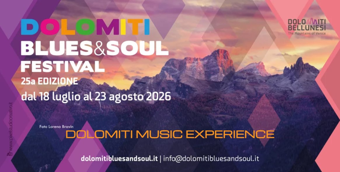 Dolomiti Blues e Soul 2026 - Banner